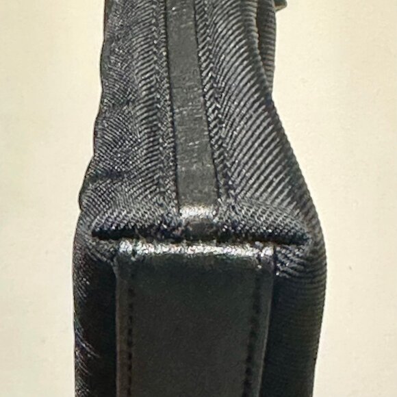 COACH Vintage Y2K Mercer Demi Gunmetal Jet Black Nylon Convertible Purse 7407 - Picture 6 of 16